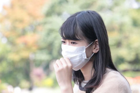 花粉症マスクせき咳