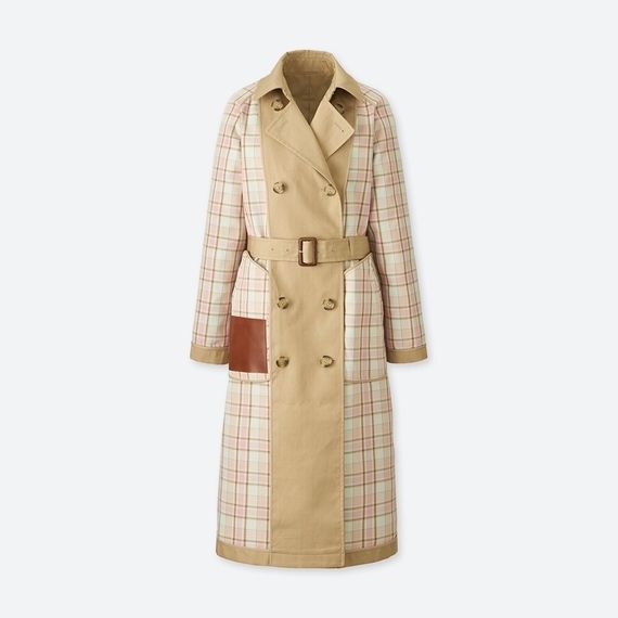 ユニクロ　リバーシブルトレンチコート裏