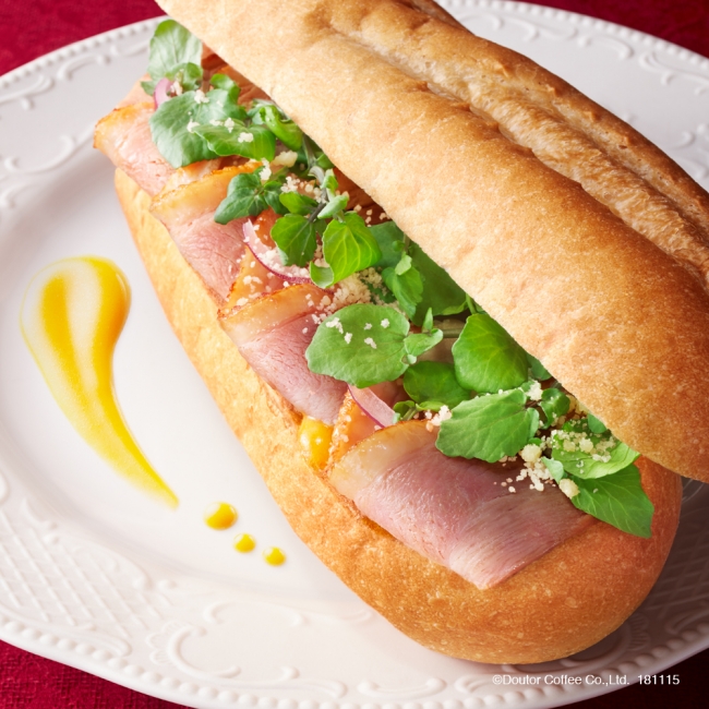 ミラノサンド 鴨肉のロースト ～ヴィネグレットソース～