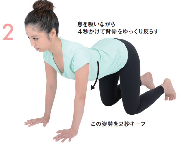 ゆる関節ストレッチ②背骨を反らす