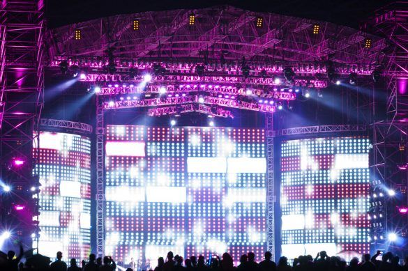 アイドルのライブ