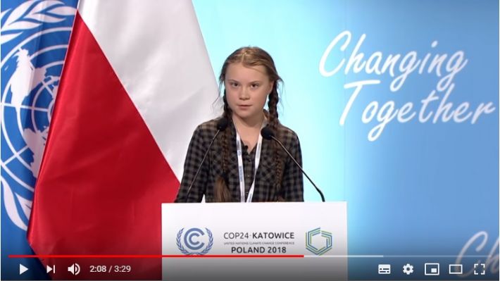 Greta Thunberg full speech at UN Climate Change COP24 Conference