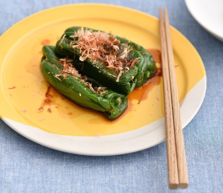 丸ごとピーマンのおひたし