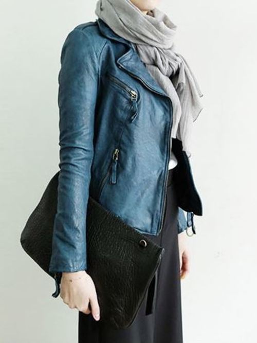 ラムレザーのライダース