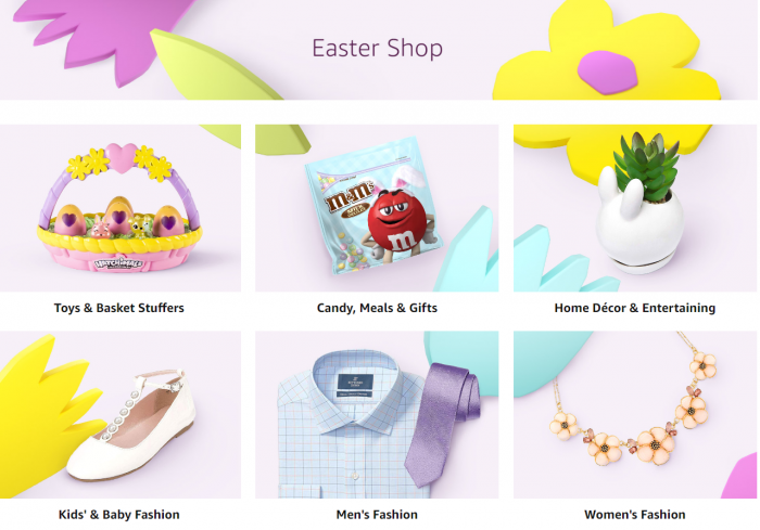 Amazon.comイースターショップ特集より