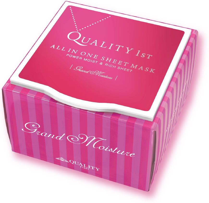クオリティファースト【オールインワンシートマスク グランモイスト】7枚入り 432円／32枚入り 1,620円