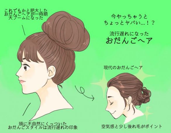 古くさく見える“危険な髪型”3選。デカ団子、盛り髪…今っぽく変えるには？ « 女子SPA！