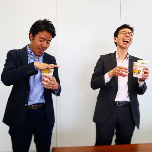 日清食品・白澤勉さん/ロッテ・安藤崇平さん 雪見カレーヌードルに驚き!