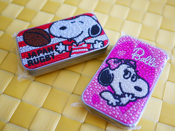 スヌーピー PEANUTS スパークス缶 ラグビー／サクラ(ベル)