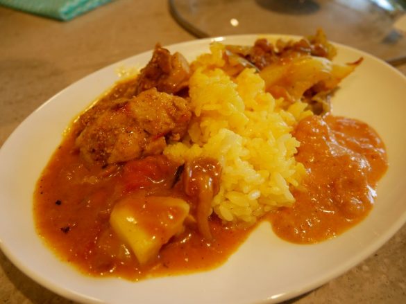 スパイスカレー体験会／鶏肉・なめこ・キャベツ・バナナ