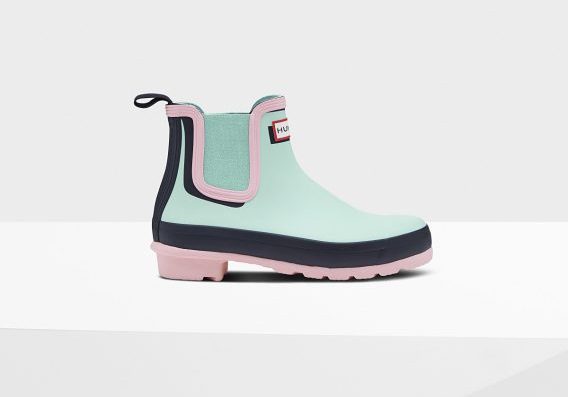 オリジナル シャドー プリント チェルシー ブーツ: キャンディーフロス/アクアフォーム