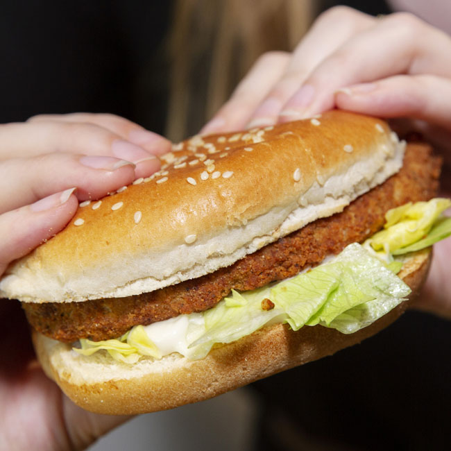 ケンタッキーフライドチキン、ビーガンバーガー