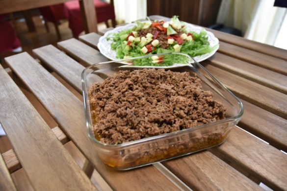 タコライスサラダ＋挽肉