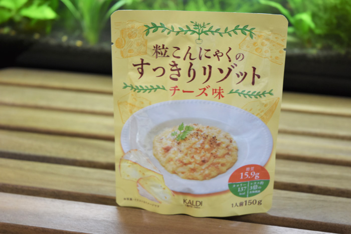 粒こんにゃくのすっきりリゾット チーズ味