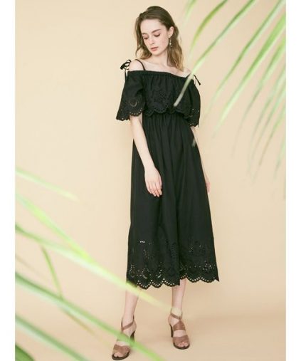 サマーブラックドレス