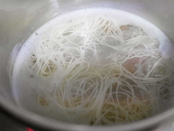 そうめんのおいしいゆで方②30秒短く