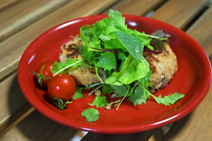 おからパウダーのハンバーグ