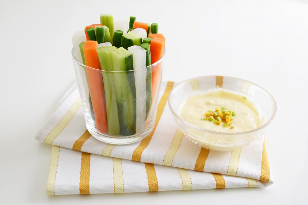 新鮮な野菜スティック