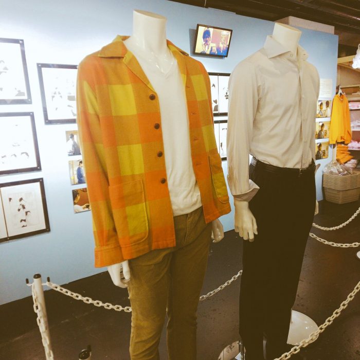 きのう何食べた？展　左からケンジ、シロさんの衣装