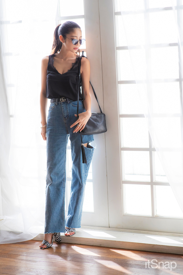 モデル、アクセデザイナー・佐藤あずみサン/30歳(161cm)