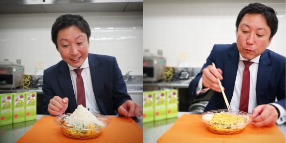 キッコーマン荻生氏「シャリシャリ豆乳冷やし中華」食べてみた