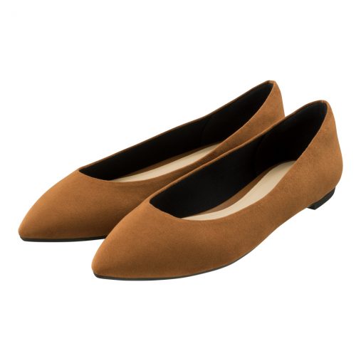 マシュマロポインテッドフラットシューズ