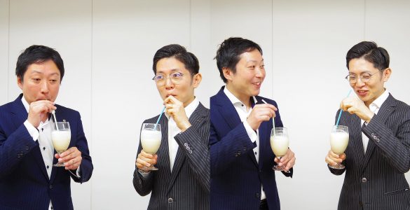 爽作豆乳バナナシェイク　ロッテ「爽 バニラ」とキッコーマン飲料「豆乳飲料 バナナ」