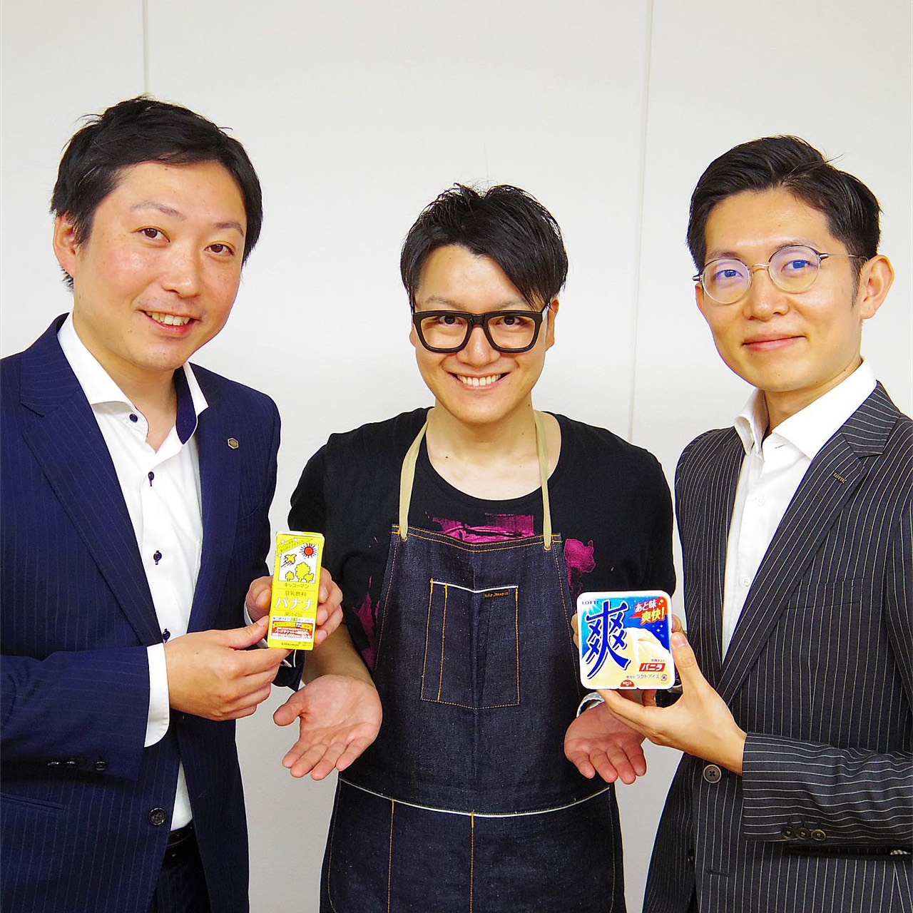 爽作豆乳バナナシェイク　ロッテ「爽 バニラ」とキッコーマン飲料「豆乳飲料 バナナ」