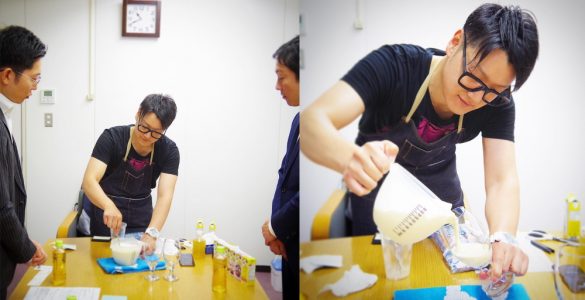 爽作豆乳バナナシェイク　ロッテ「爽 バニラ」とキッコーマン飲料「豆乳飲料 バナナ」