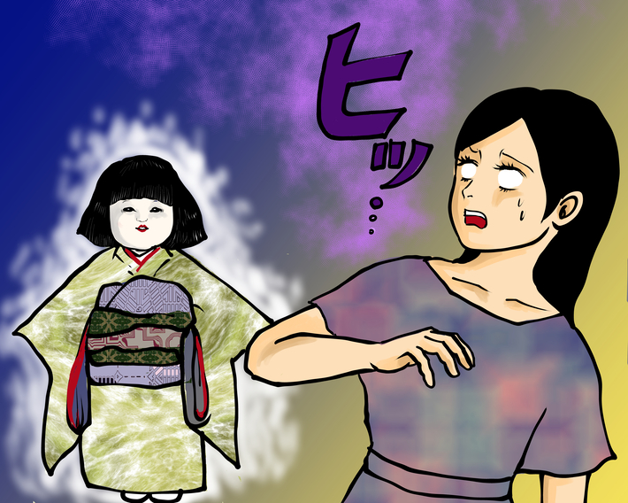 母親が大事にしている不思議な人形