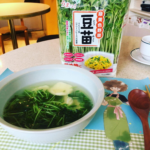 豆苗すいとん