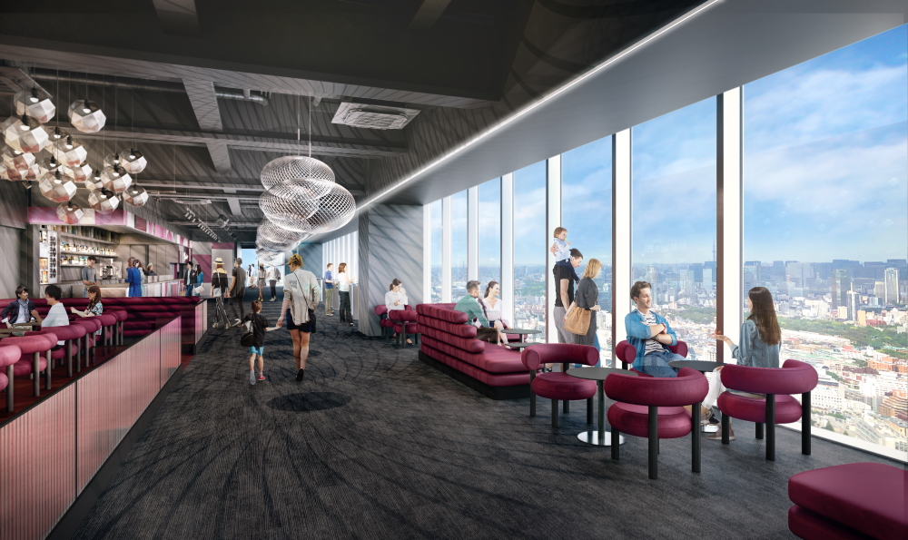 渋谷スクランブルスクエア第I期（東棟）SHIBUYA SKY　46階カフェ&バーイメージ