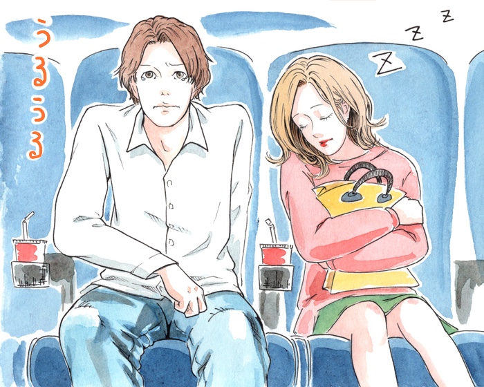 彼に誘われアニメ映画を観ることに