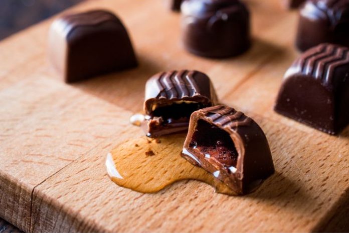 リキュール入りチョコレート