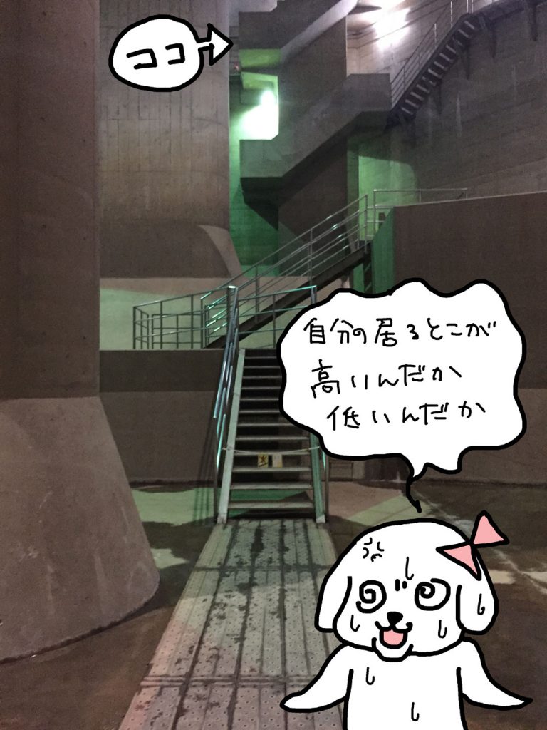 地下神殿の天井部分