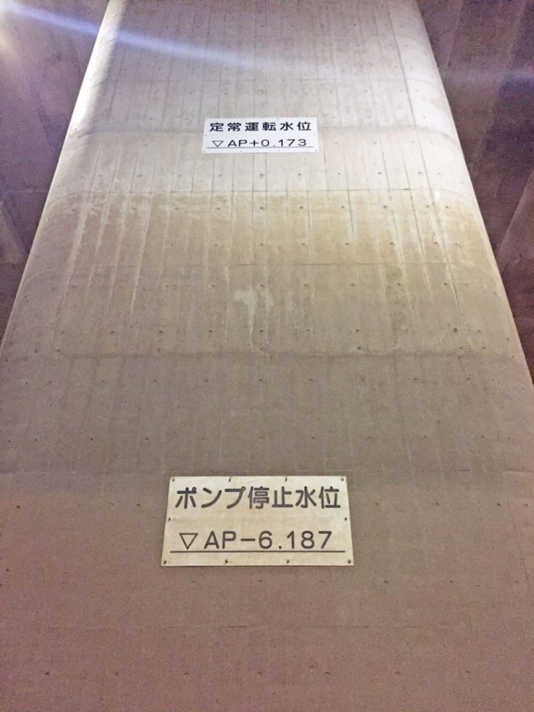 この位置でポンプを停止されても間違いなくブクブク