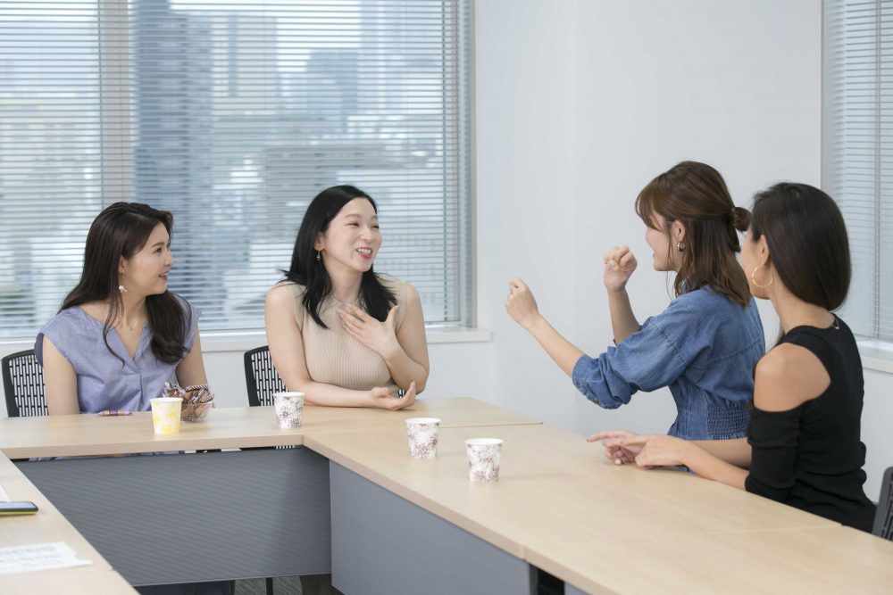 福良真莉果さん、鶴あいかさん、森田紗英さん、若尾綾香さん