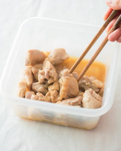 鶏モモ肉のバターポン酢