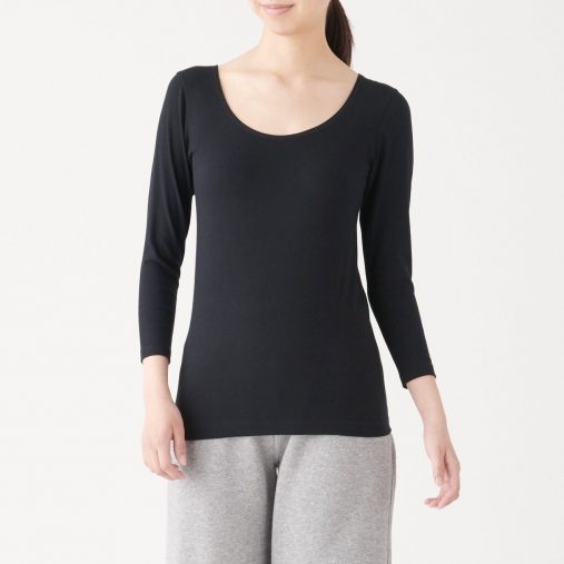 無印良品「綿であったかインナー」￥990