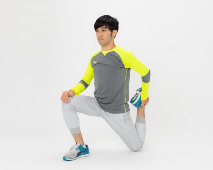 前ももを労るストレッチ