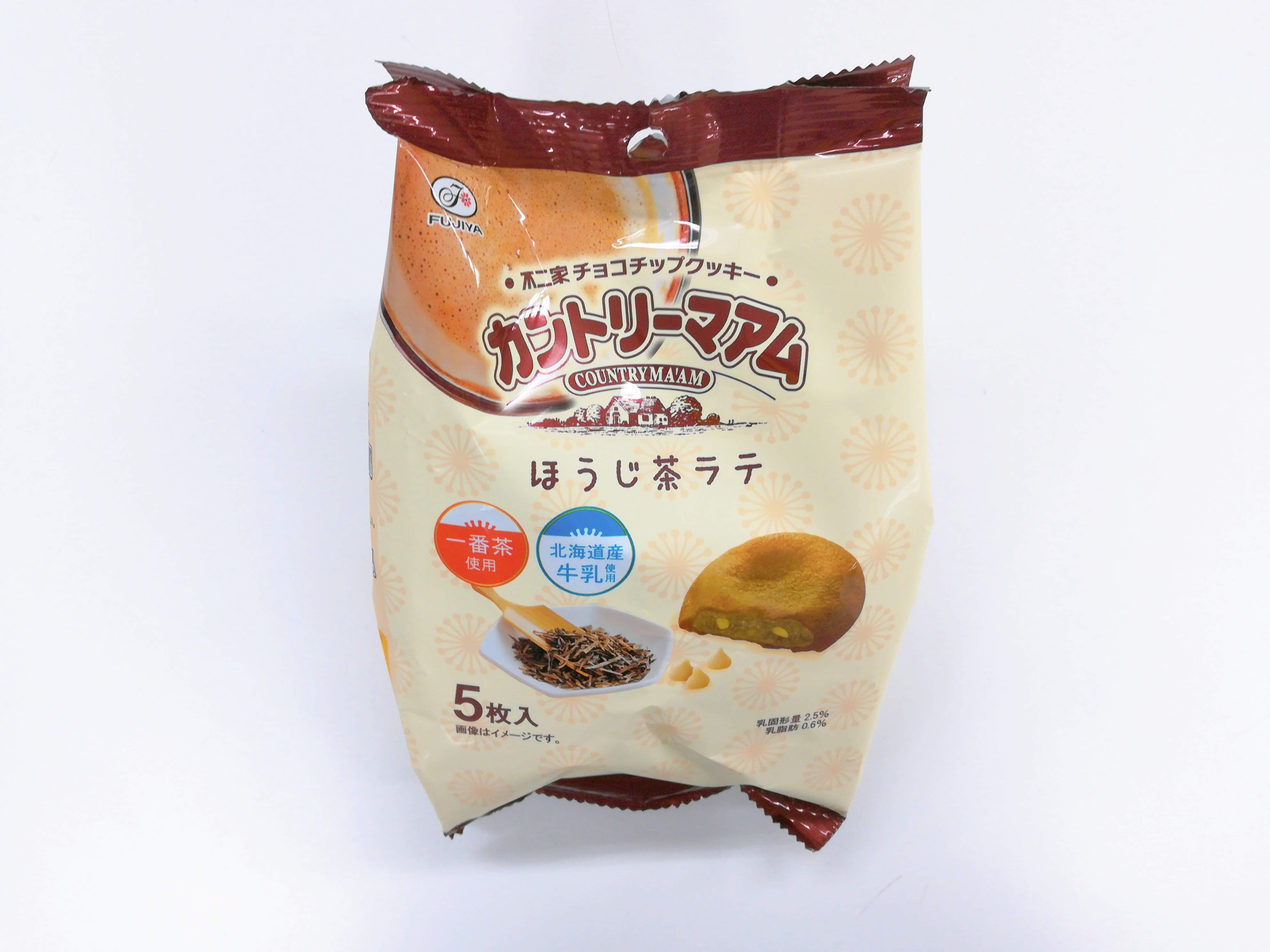 不二家「カントリーマアムほうじ茶ラテ」税込130円