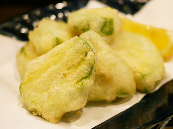 フライにして食べる。