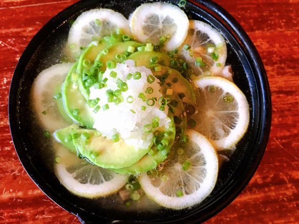 avocafeの冬メニュー「アボカド塩レモン鍋」