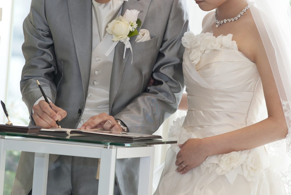 ブライダル　結婚式　新郎新婦