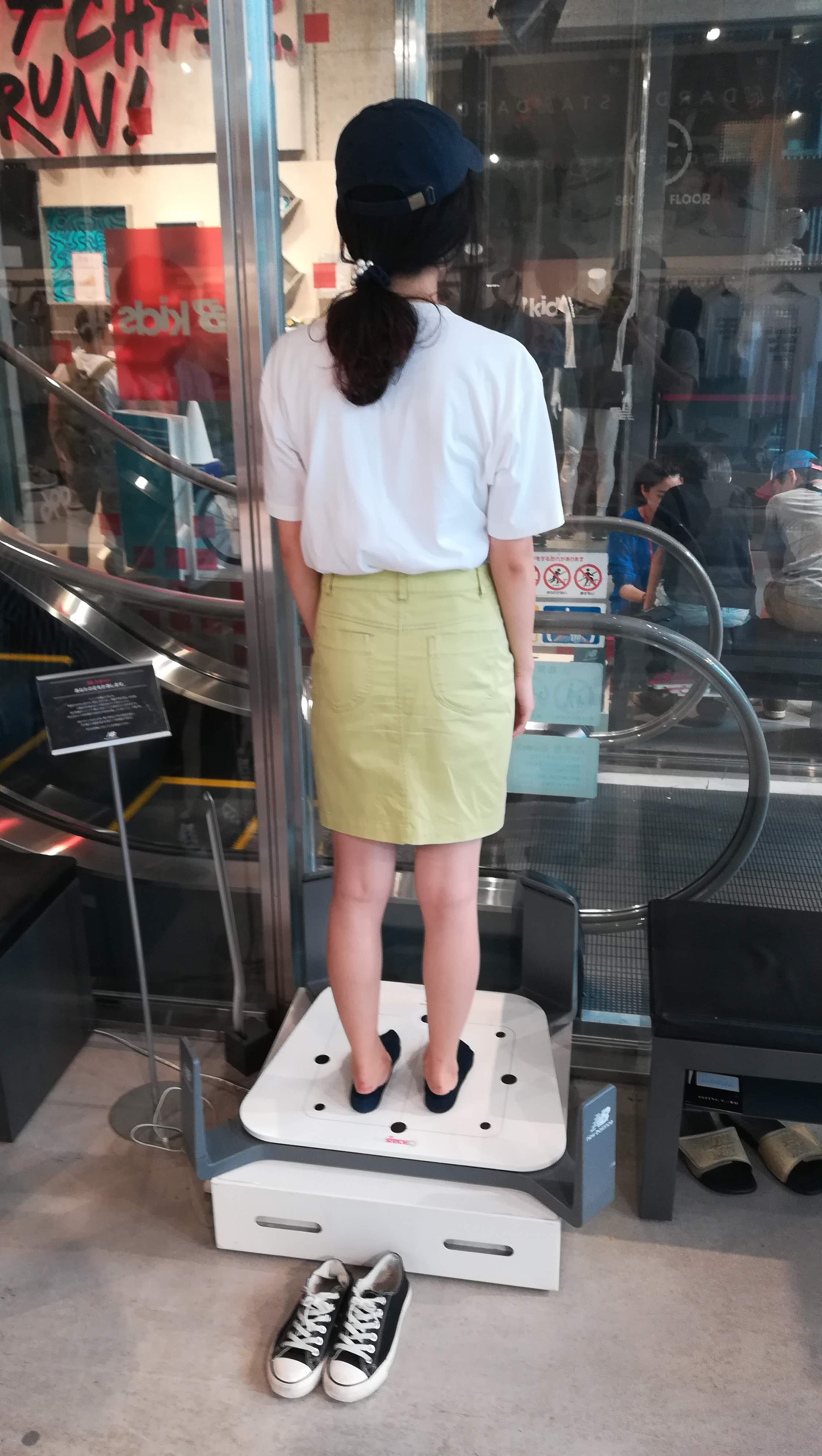 ニューバランス「３Dスキャン」