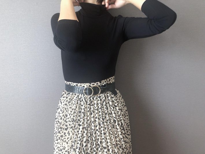 重ね着もしやすいハイボディ