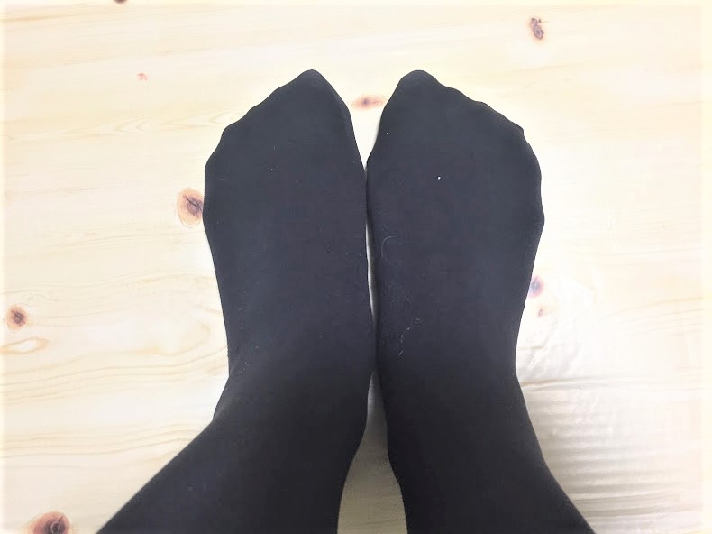5本指ソックス×タイツの重ね履きが最強。蒸れずに温ったか～