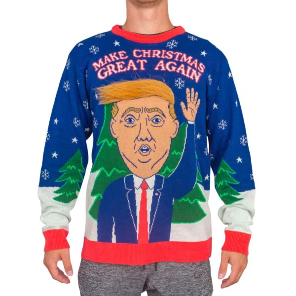 トランプ（写真は Ugly Christmas Sweaters公式サイトより）