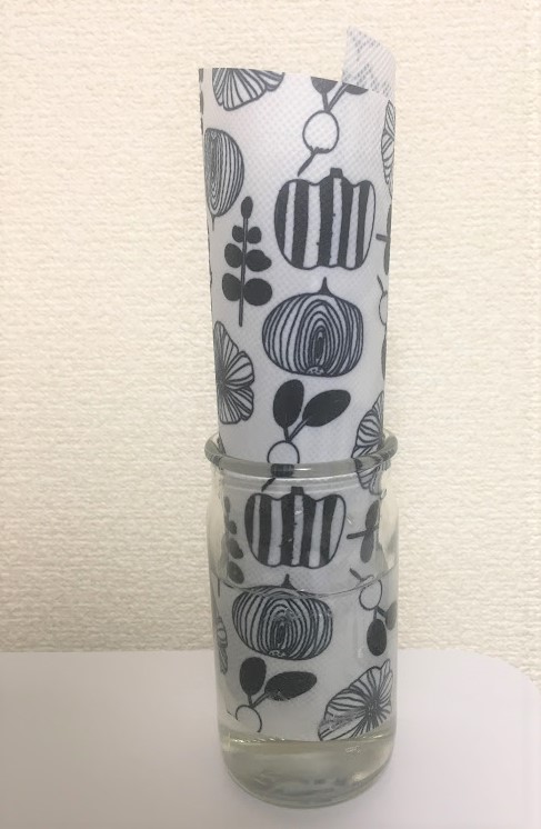 高さのあるビンに入れておけば安心