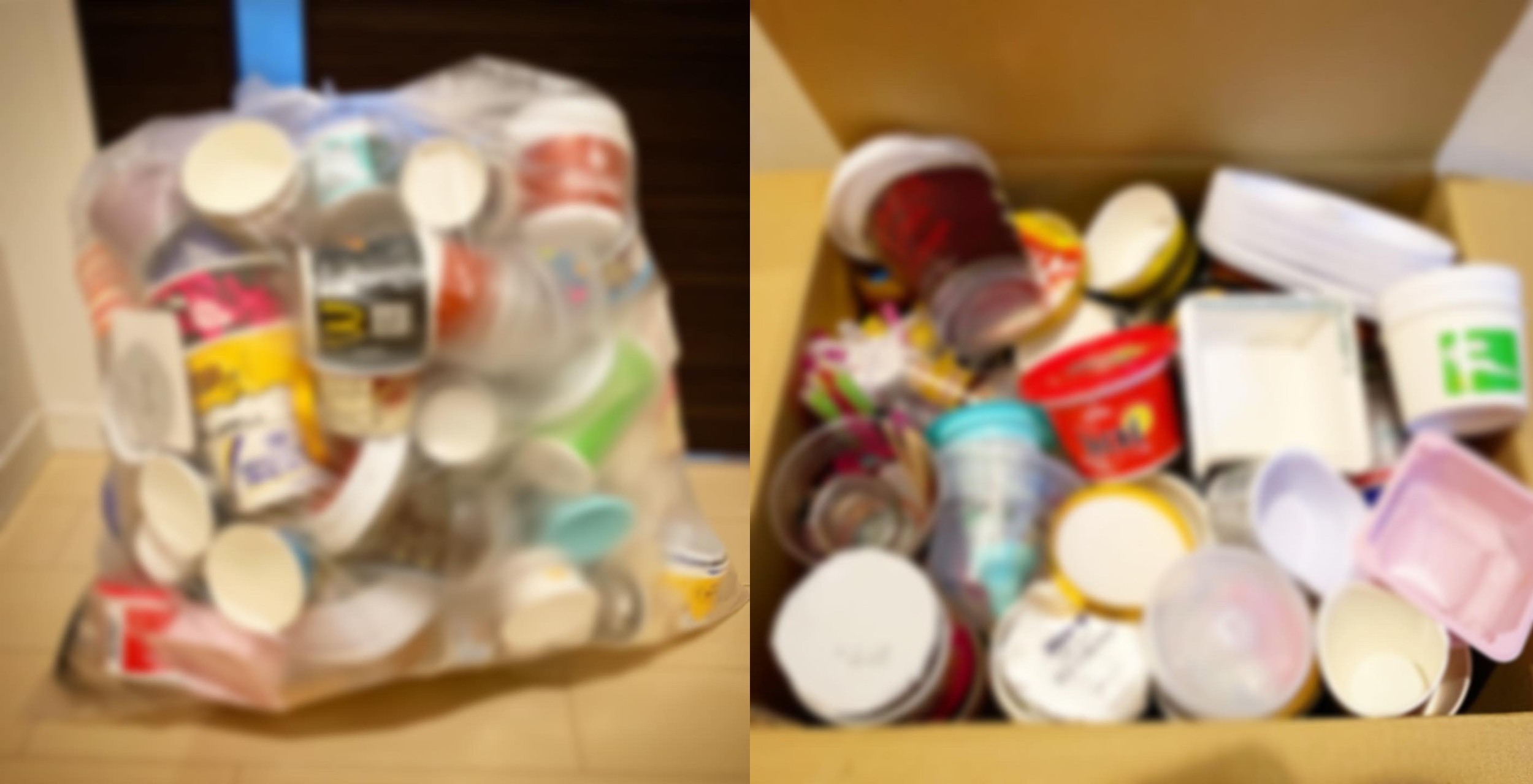 アイスコレクションがゴミに